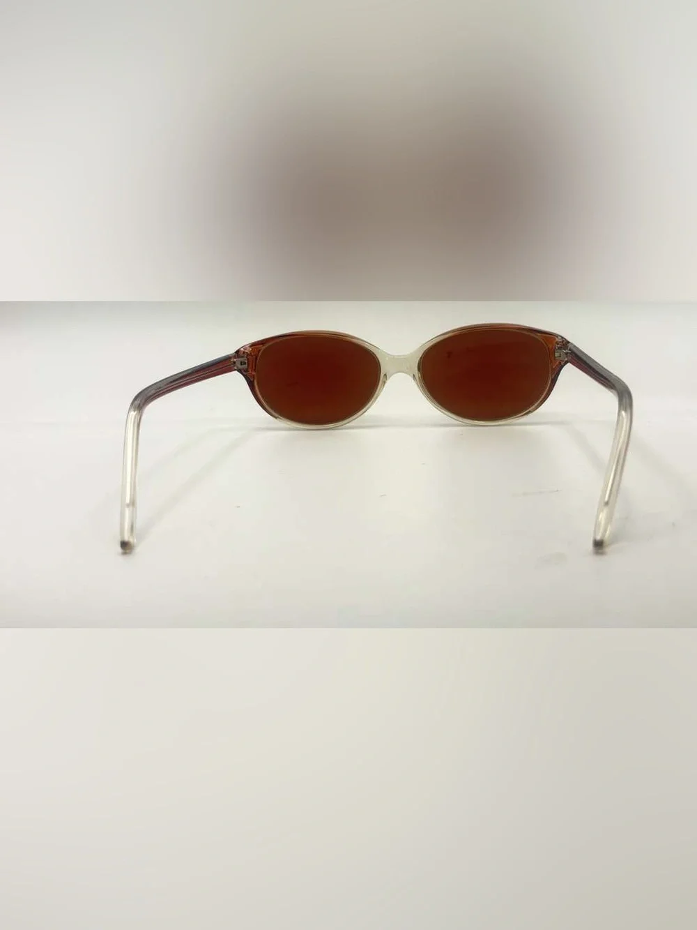 Brown Oval Sunglasses Frames Only